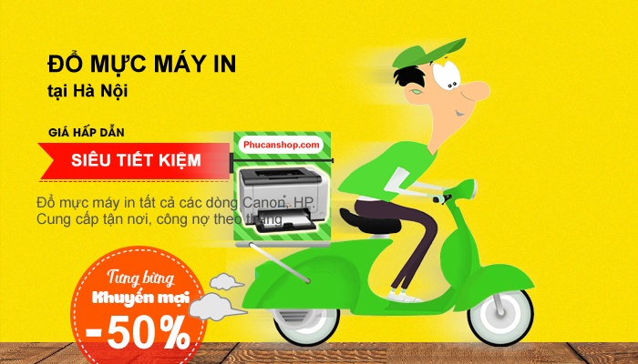 Đổ mực máy in Canon, HP tại Hà Nội