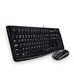 Bàn Phím chuột có dây Logitech MK120 - cổng USB