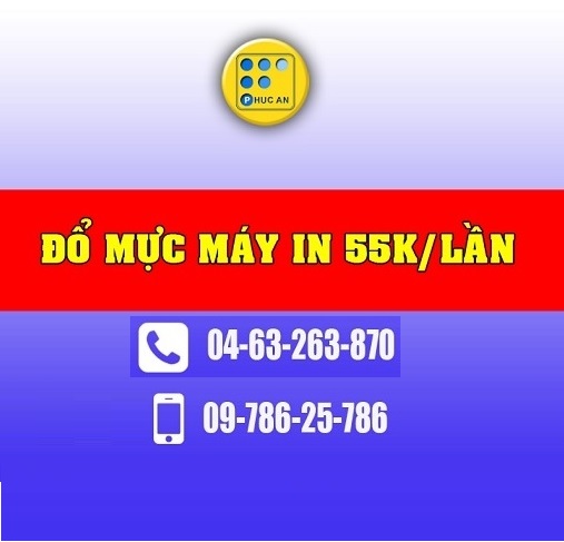 Bạn có muốn đổ mực máy in giá tốt - 55k/lần