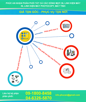 Phân phối mực in và linh kiện máy văn phòng