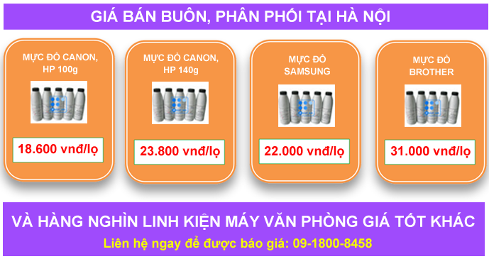 Báo giá bán buôn mực in