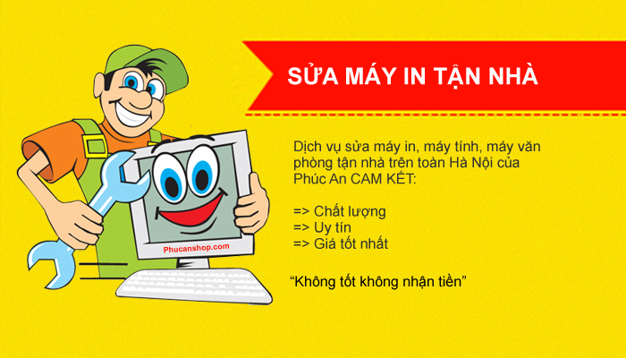 Sửa máy in tại nhà giá tốt